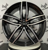 Set da 4 Cerchi in lega Vulcano per Audi A3 A4 A5 A6 A7 A8 TT Q2 Q3 Q5 Q7 Q8