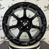 Set da 4 Cerchi in lega RACEWAY per Abarth 500 595 SS esseesse (LOGO NERO)