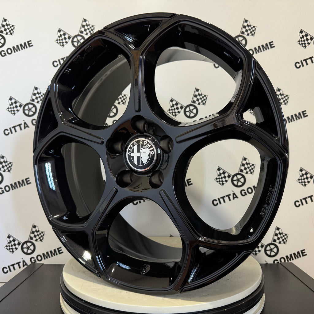 Set 4 Cerchi in lega MONZA per Alfa Stelvio Giulietta Tonale 159 Brera Spyder