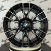 Set 4 Cerchi in lega Fender per BMW i4 i5 i7 ix ix3 Serie 2 3 4 5 7 8 X3 X4 X5 X6 X7 Z4 2017 > in DOPPIA MISURA