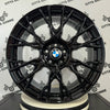 Set 4 Cerchi in lega Fender per BMW i4 i5 i7 ix ix3 Serie 2 3 4 5 7 8 X3 X4 X5 X6 X7 Z4 2017 > in DOPPIA MISURA