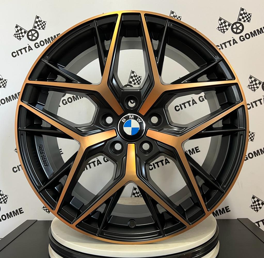 Set 4 Cerchi in lega Lunica per BMW i4 Serie 2 3 4 5 7 8 X3 X4 Z4 2017 > in DOPPIA MISURA