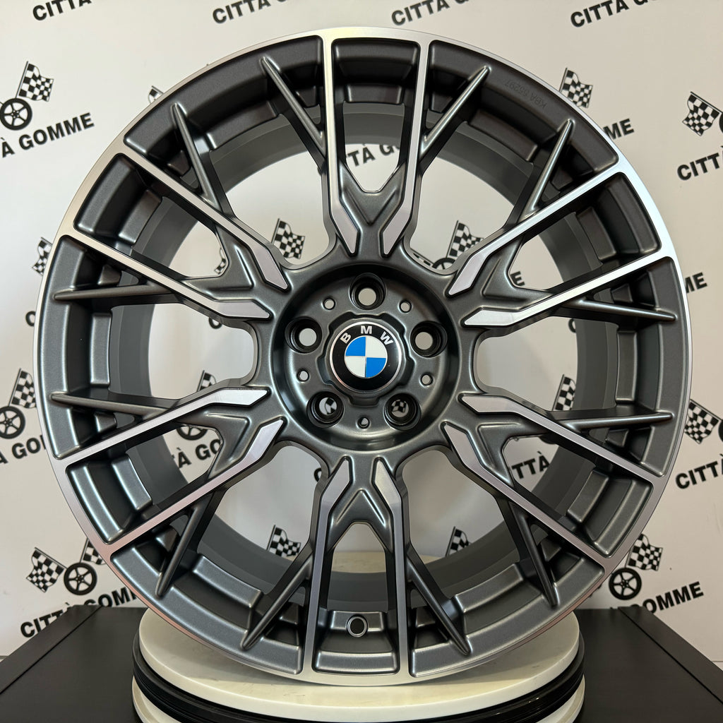 KIT 4 Cerchi in Lega FENDER per BMW SERIE 5 G30/31/38 da 19 con Pneumatici EVERGREEN 245/40R19 98Y + Sensori Tpms