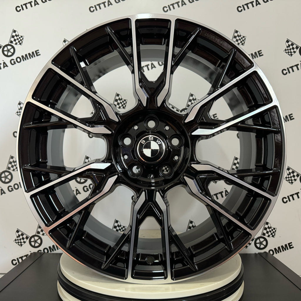 KIT 4 Cerchi in Lega FENDER BD da 19 DOPPIA MISURA con Pneumatici 225/40R19 E 255/35R19 TOURADOR Y + TPMS PER BMW SERIE 3 DAL 2019