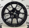 Set 4 Cerchi in lega NEVE per CITROEN C3 C4 DS3 DS4 DS5 e-C3 C4X C5 BERLINGO