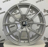 Set 4 Cerchi in lega NEVE per CITROEN C3 C4 DS3 DS4 DS5 e-C3 C4X C5 BERLINGO