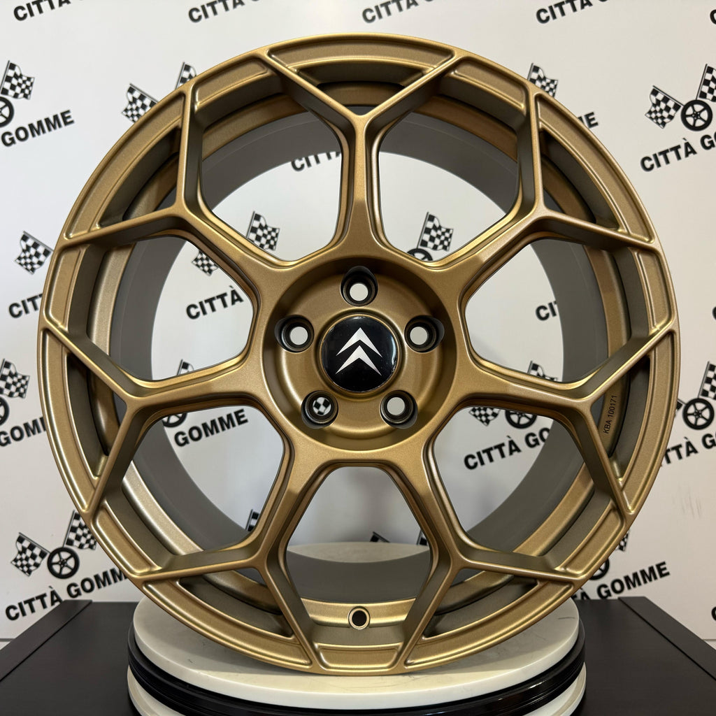 Set 4 Cerchi in lega Raceway per Citroen C4 Grand C4 Picasso Spacetourer C5 Aircross DS7 Crossback Berlingo
