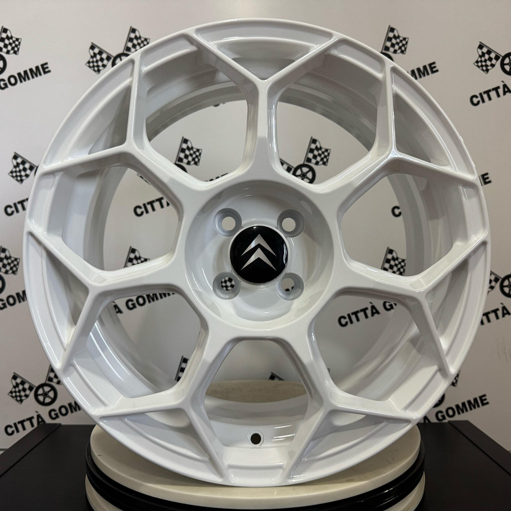 Set da 4 Cerchi in lega RACEWAY per CITROEN BERLINGO C2 C3 C4 DS3 DS4 DS5