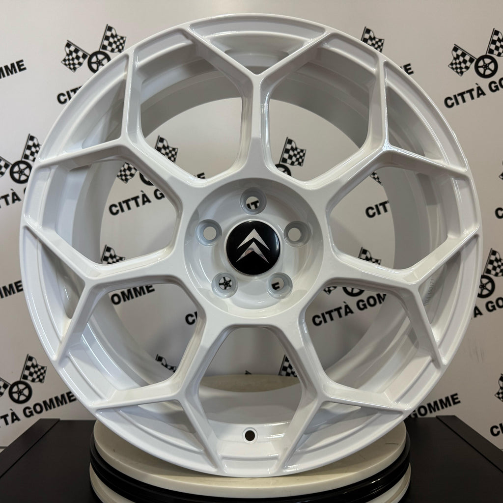 Set 4 Cerchi in lega Raceway per Citroen C4 Grand C4 Picasso Spacetourer C5 Aircross DS7 Crossback Berlingo