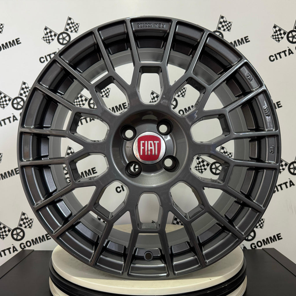 Set da 4 Cerchi in lega APX per FIAT BRAVO FIORINO IDEA LINEA STILO 500e