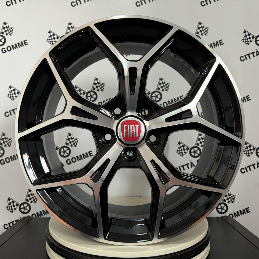 Set 4 Cerchi in lega Epica per FIAT 500X CROMA