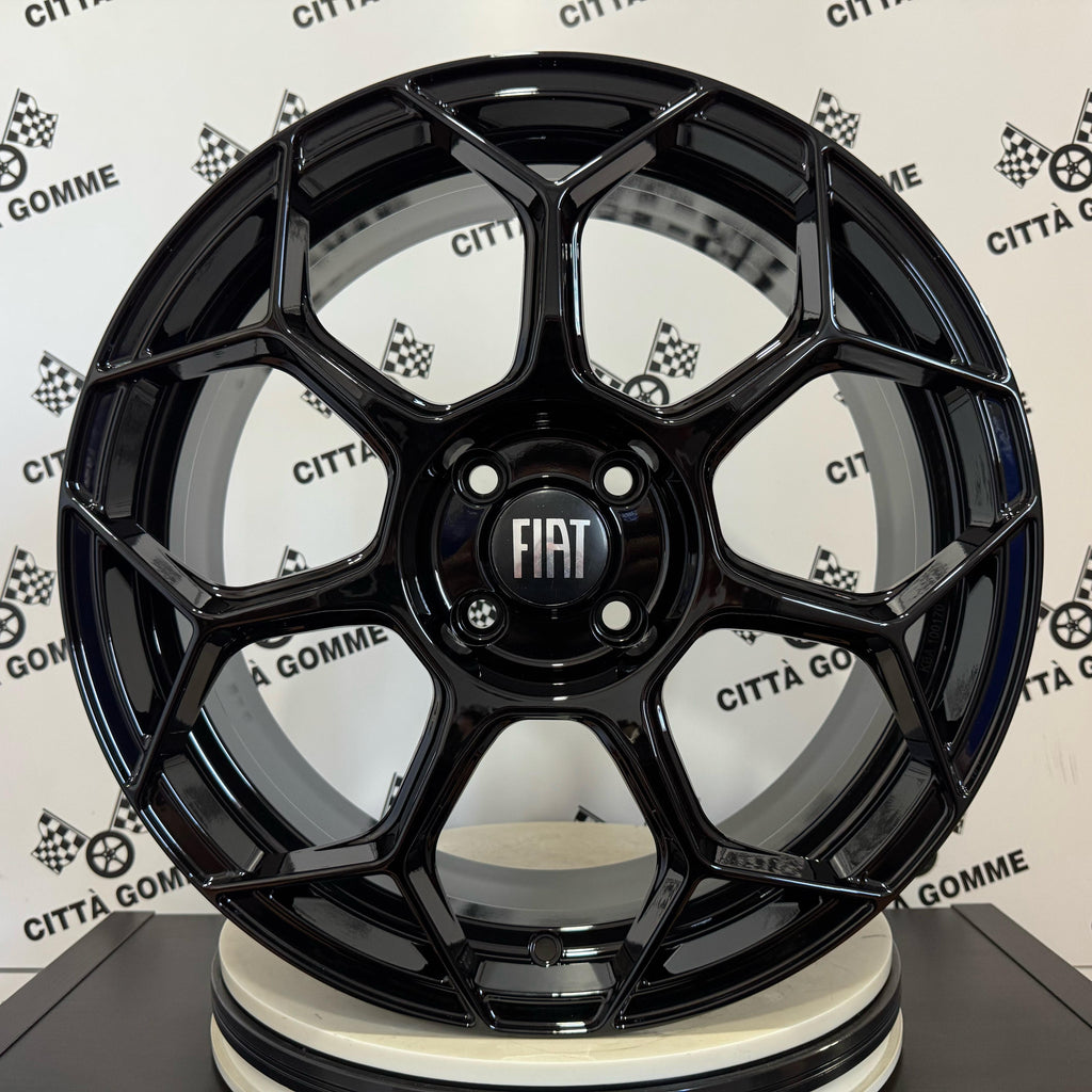 Set da 4 Cerchi in lega RACEWAY per FIAT 500 PANDA STILO IDEA BRAVO FIORINO