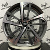 Set da 4 Cerchi in lega KATANA per HYUNDAI iX20 iX35 i30 i40 IONIQ KONA TUCSON