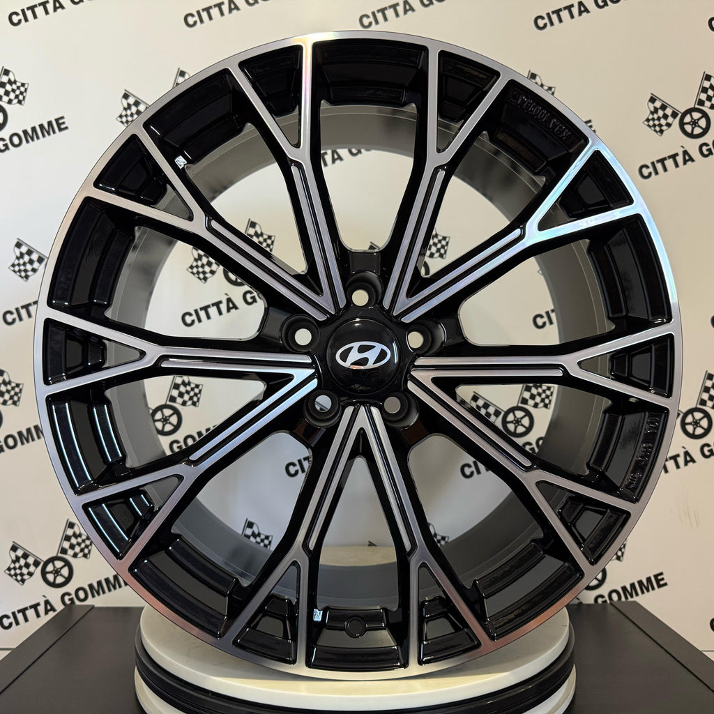 SET 4 Cerchi in lega ASPHALT per HYUNDAI iX20 iX35 i30 i40 IONIQ KONA NEXO TUCSON SANTA FE TRAJET