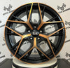 Set 4 Cerchi in lega Lunica per KIA Sportage Carens Sorento Ceed Optima Niro Soul Xceed Venga Cerato