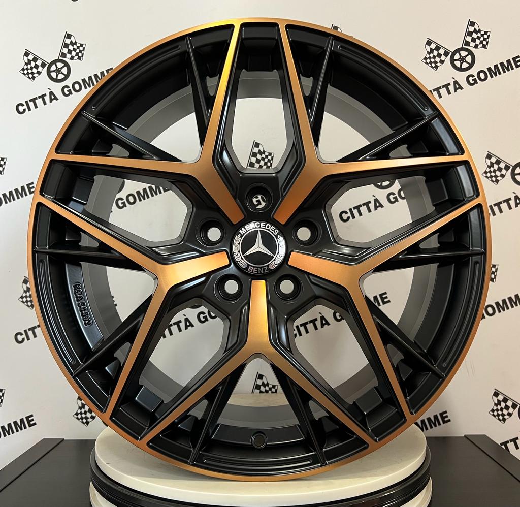 Set 4 Cerchi in lega Lunica per Mercedes Classe A B C E CLA GLA GLB VITO GLK GLE GLC