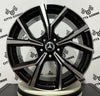 Set 4 Cerchi in lega Mentor per Mercedes classe A B C E CLA GLA EQA GLB