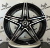Set 4 Cerchi in lega MSW 31 per Mercedes C S E EQE GLC SL DOPPIA MISURA