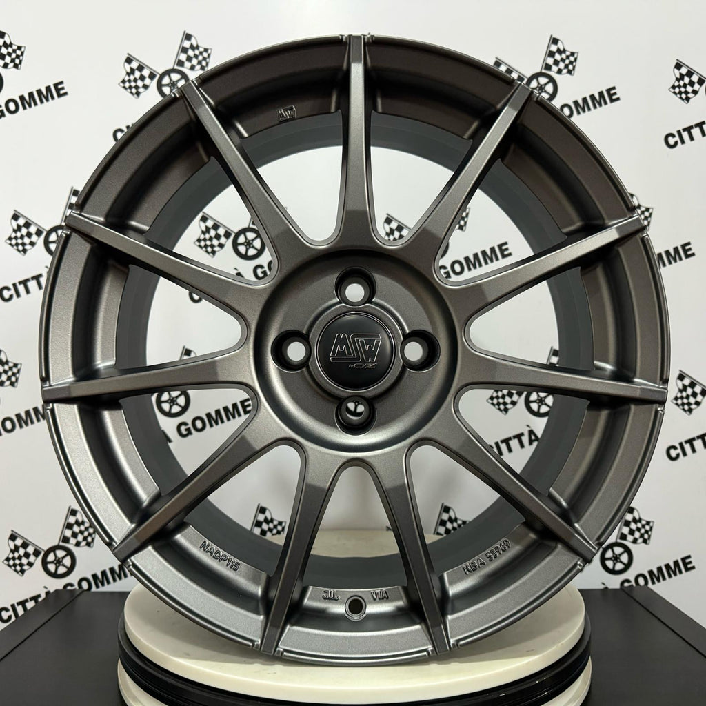 Set da 4 Cerchi in lega MSW85 per Mitsubishi Colt Attrage Mirage Space Star