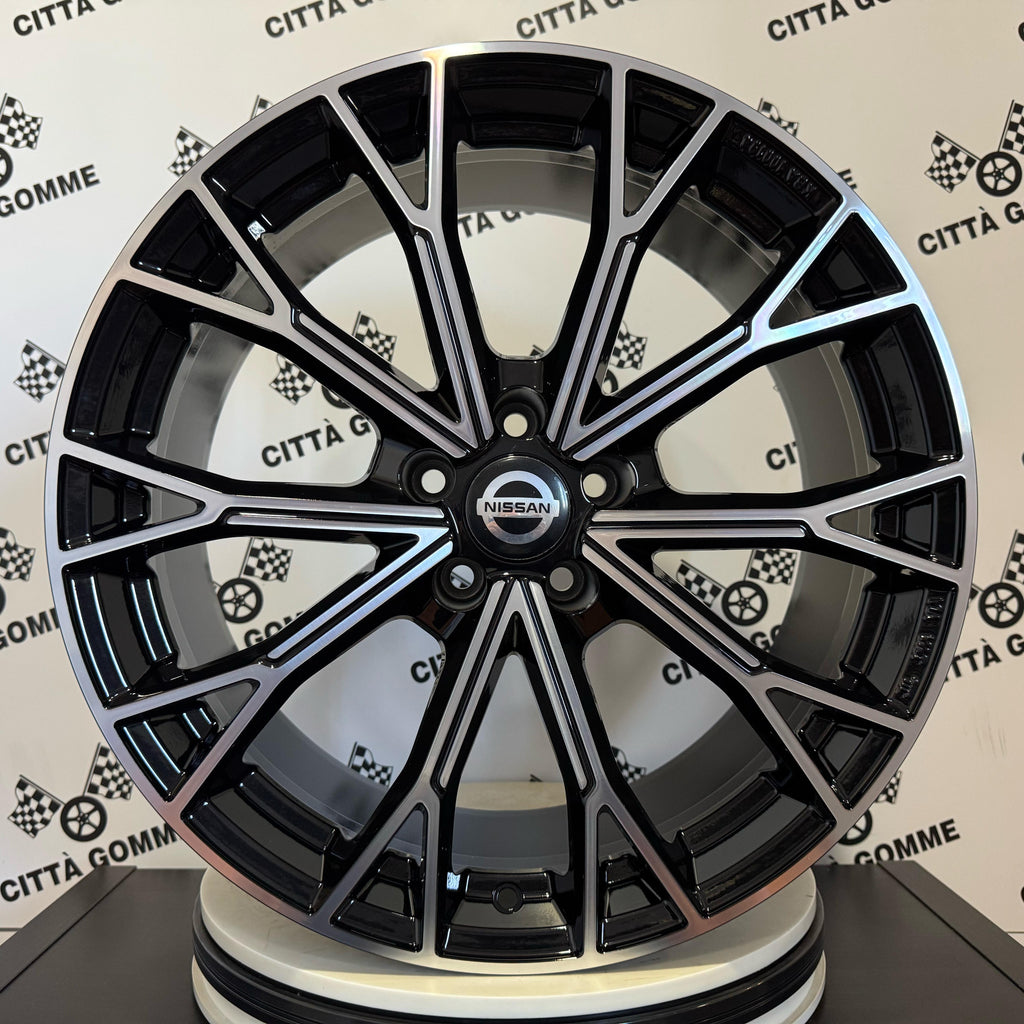 SET 4 Cerchi in lega ASPHALT per NISSAN ARIYA JUKE LEAF MAXIMA QX PULSAR QASHQAI X-TRAIL TOWNSTAR