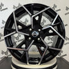 Set 4 Cerchi in lega Cartesio per Nissan Almera Micra Note Pixo 100 NX