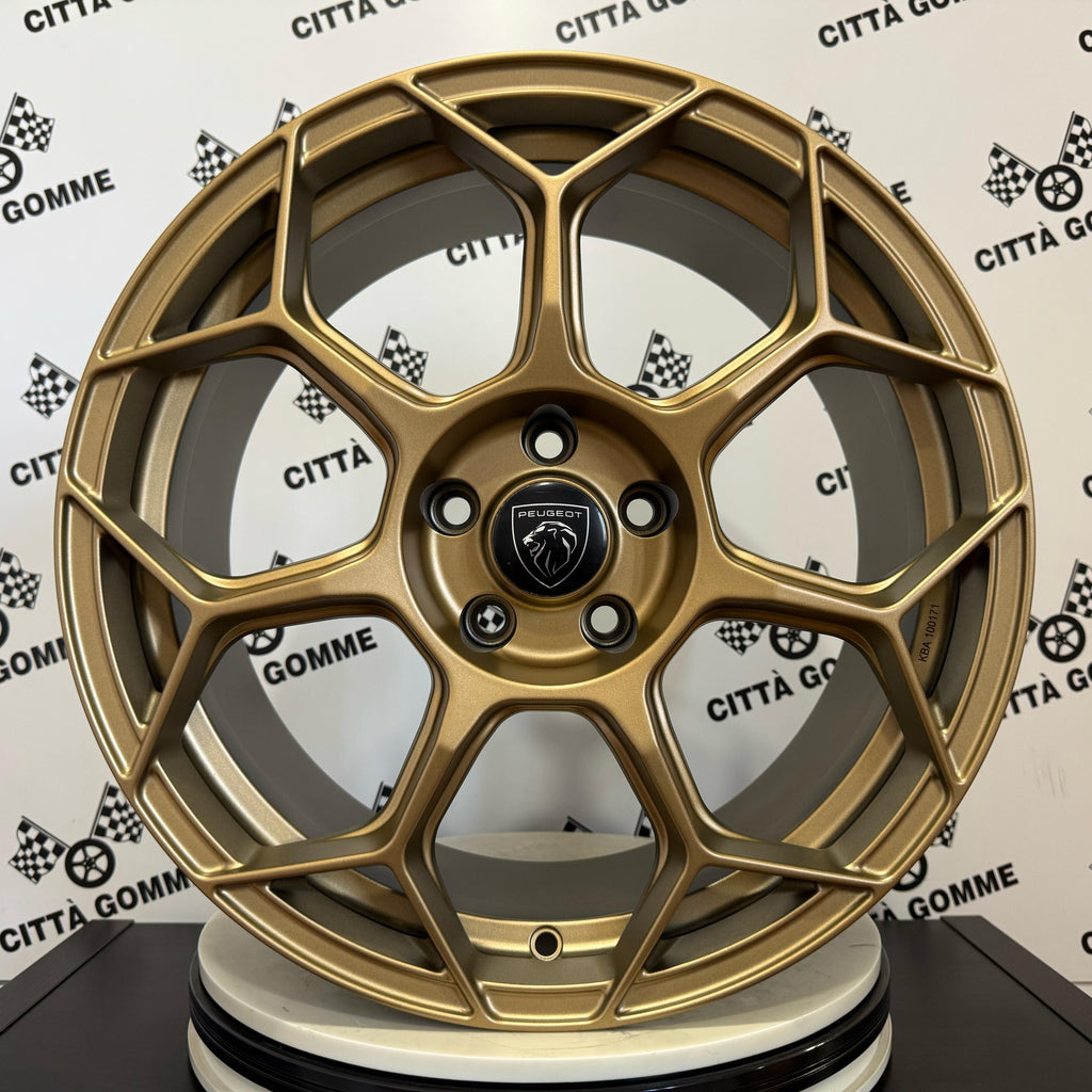 Set 4 Cerchi in lega Raceway per Peugeot 3008 308 407 408 5008 508 607