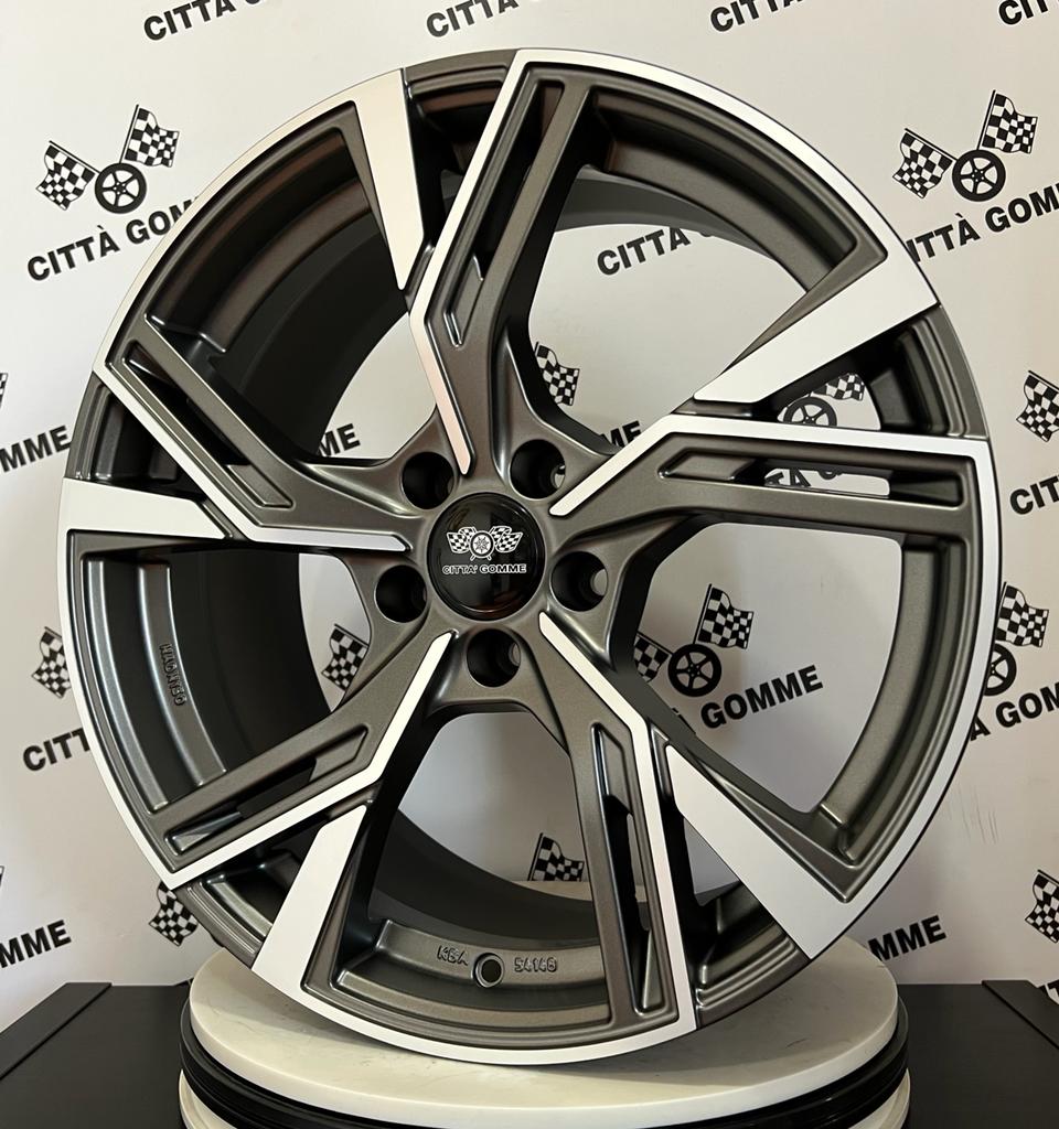 Set 4 Cerchi in lega Python per Audi A3 A4 A5 A6 A7 A8 TT Q2 Q3 Q5 Q7 Q8 E-Tron