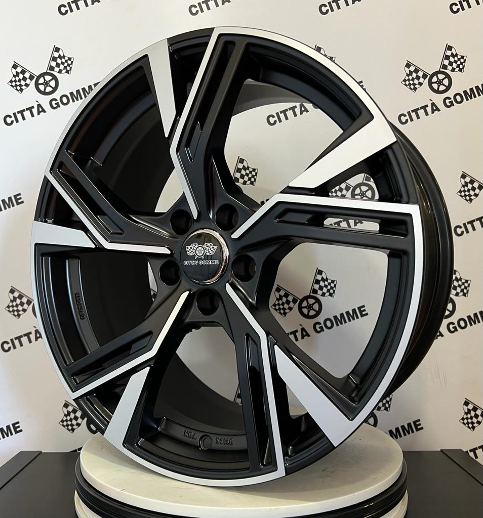 Vw Python Rubber Set 4 Cerchi in lega Python per Volkswagen Golf 5 6 7 Tiguan T-ROC Pas ...