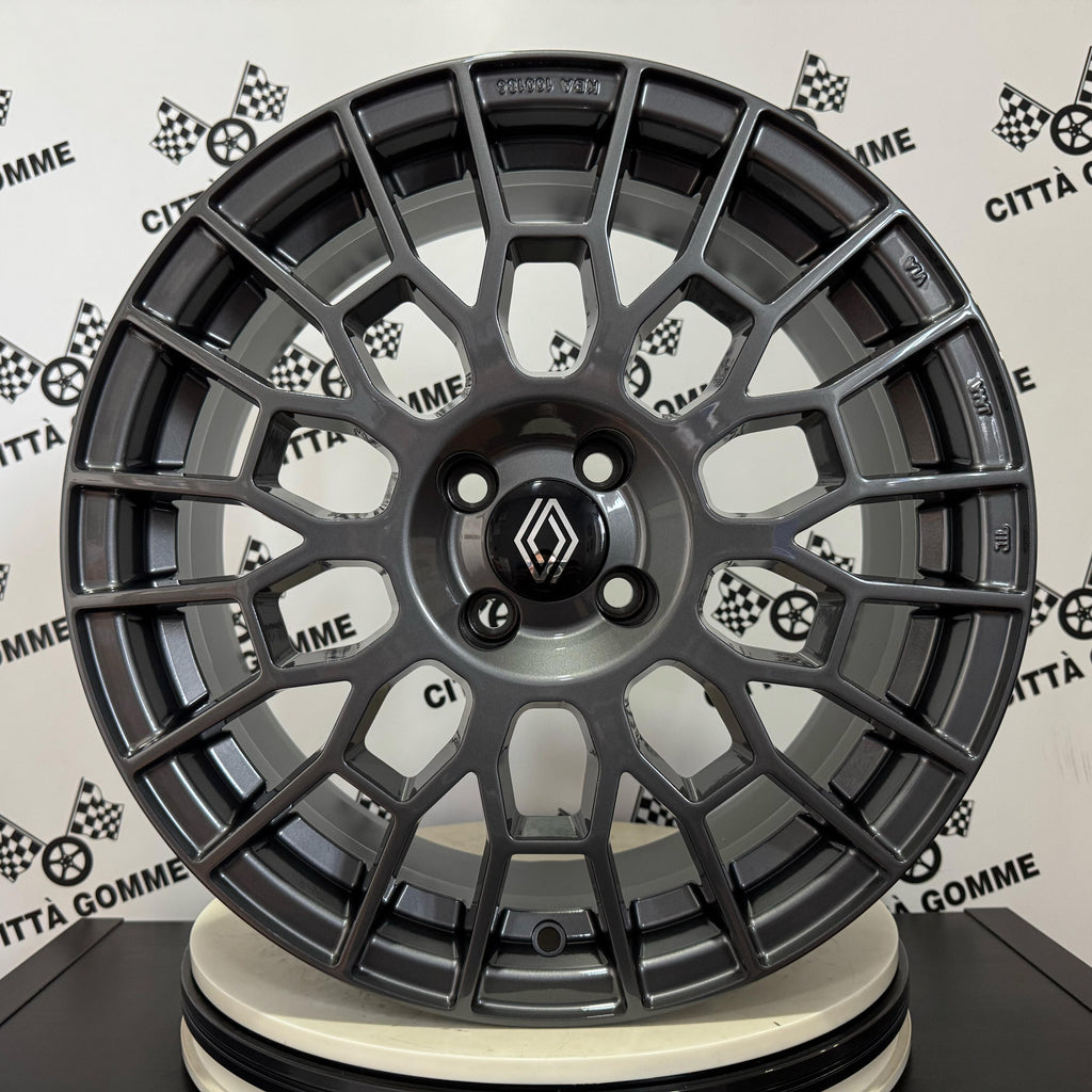 Set da 4 Cerchi in lega APX per RENAULT CAPTUR CLIO GRAND MODUS MEGANE MODUS SCENIC