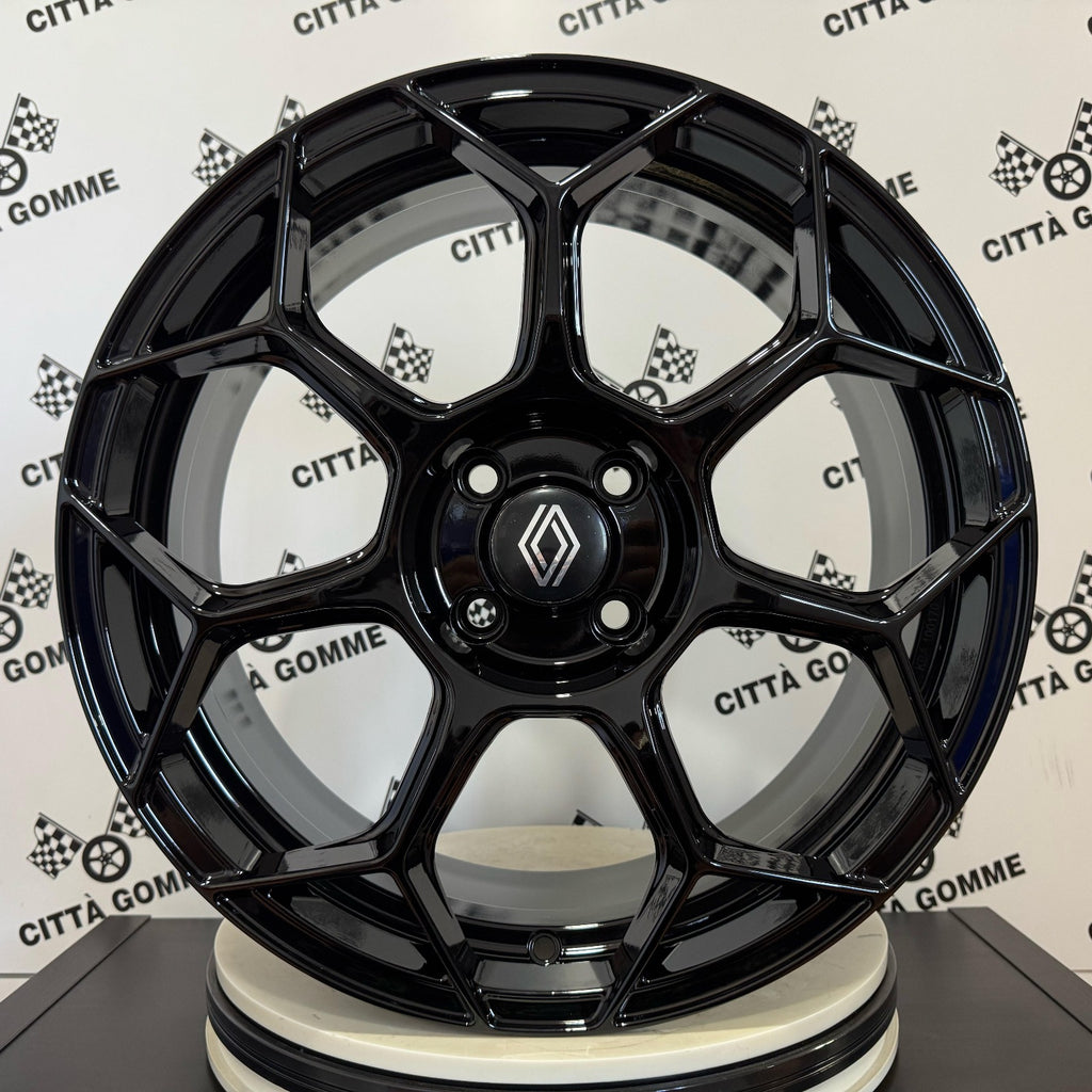 Set da 4 Cerchi in lega RACEWAY per RENAULT CLIO GRAND MODUS MEGANE MODUS SCENIC TWINGO