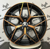 Set 4 Cerchi in lega Lunica per Skoda Karoq Kodiaq Octavia Superb Yeti Enyaq