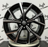 Set 4 Cerchi in lega Mentor per Toyota Auris Avensis C-hr Corolla Prius Rav4 Verso