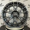 Set 4 Cerchi in lega Fender per Volkswagen Golf 5 6 7 8 T-Roc Tiguan Eos Touran Touareg Caddy Jetta Beetle Sharan ID3 ID4 ID5 ID6 ID7