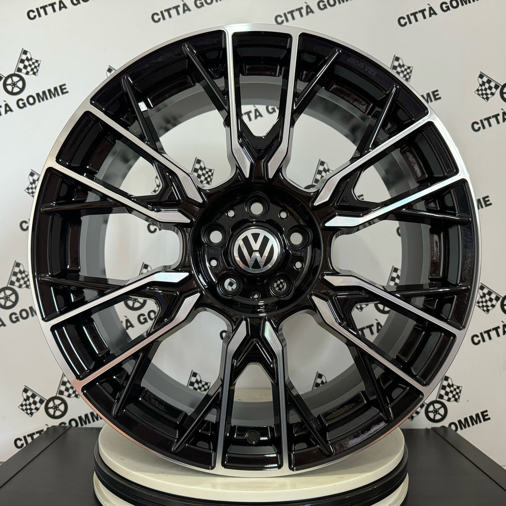 Set 4 Cerchi in lega Fender per Volkswagen Golf 5 6 7 8 T-Roc Tiguan Eos Touran Touareg Caddy Jetta Beetle Sharan ID3 ID4 ID5 ID6 ID7