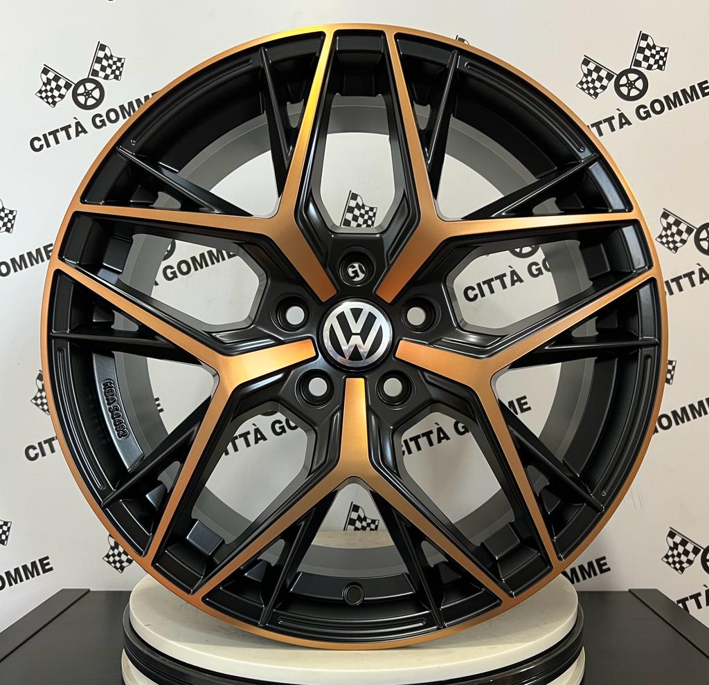 Set 4 Cerchi in lega Lunica per Volkswagen Polo T-Cross Fox New Beetle Vento Golf IV Taigo