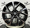 Set 4 Cerchi in lega Mentor per Volkswagen Golf 5 6 7 8 T-Roc Tiguan Eos Touran Caddy