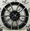 Set 4 Cerchi in lega NEVE per Volvo EX30 S60 S80 S90 V40 V60 V90 XC40 XC60