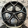 Set 4 Cerchi in lega Antera A101 compatibili per Volkswagen Golf Tiguan T-Roc Touareg Arteon Beetle Eos Scirocco Passat Phaeton ID.4 ID.5 ID.7