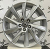 SET DI 4 Cerchi in lega VOLKSWAGEN ORIGINALI DA 16 PER TAIGO E POLO SILVER