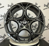 Set da 4 Cerchi in lega Scuderia per Alfa Giulietta Giulia Brera 159 Stelvio