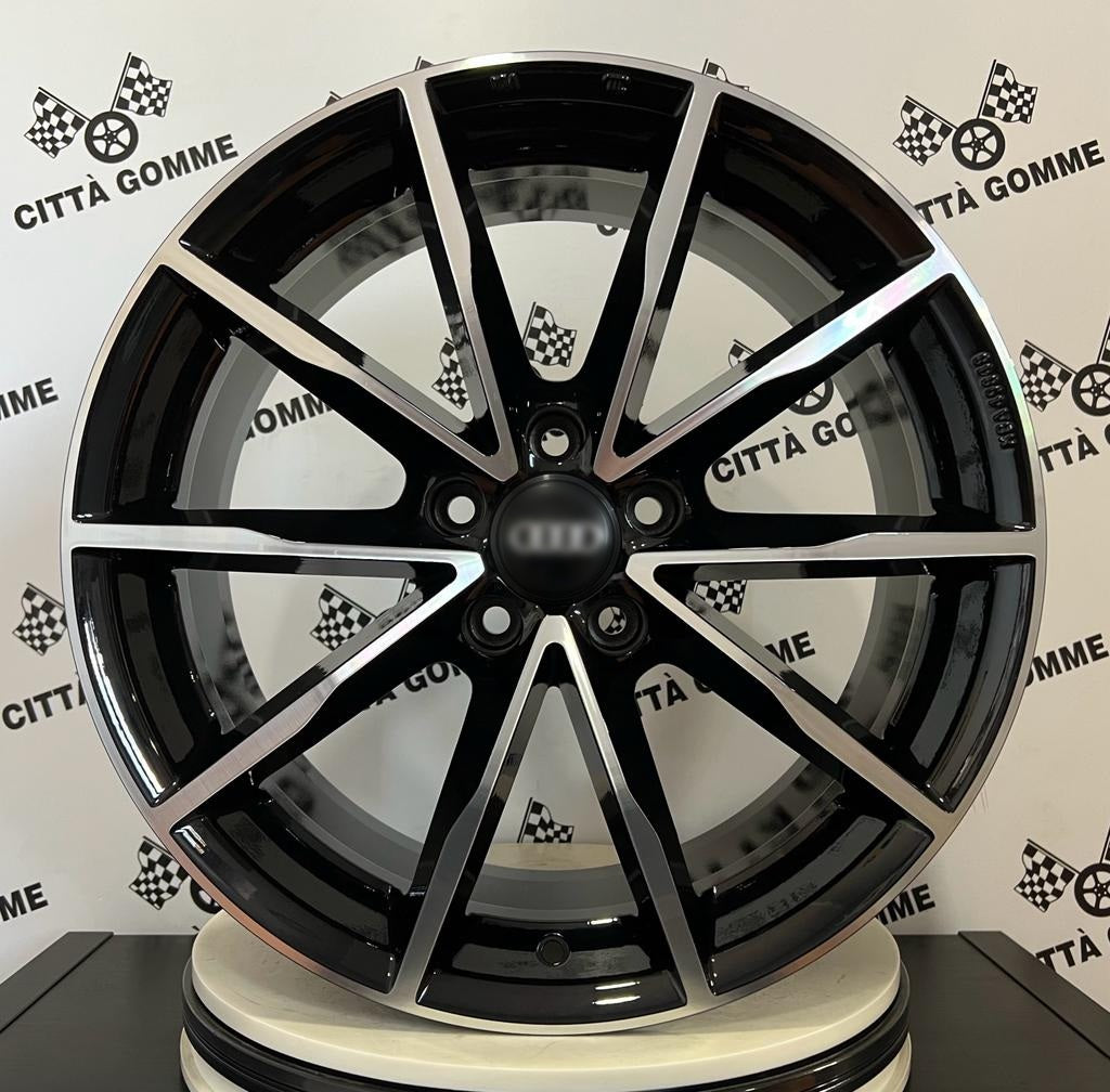 Set 4 Cerchi in lega Ninja per Audi A3 A4 A5 A6 A7 A8 TT Q2 Q3 Q5 Q7 Q8 E-Tron