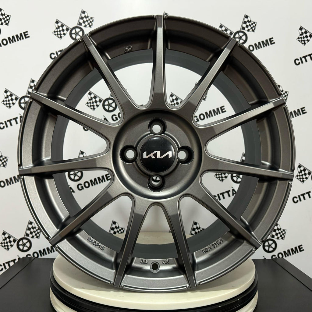 Set da 4 Cerchi in lega MSW85 per KIA Picanto Rio Sephia Shuma Stonic