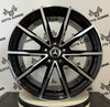 Set 4 Cerchi in lega NINJA per Mercedes Classe A B C E CLA GLA GLB VITO GLK GLE GLC