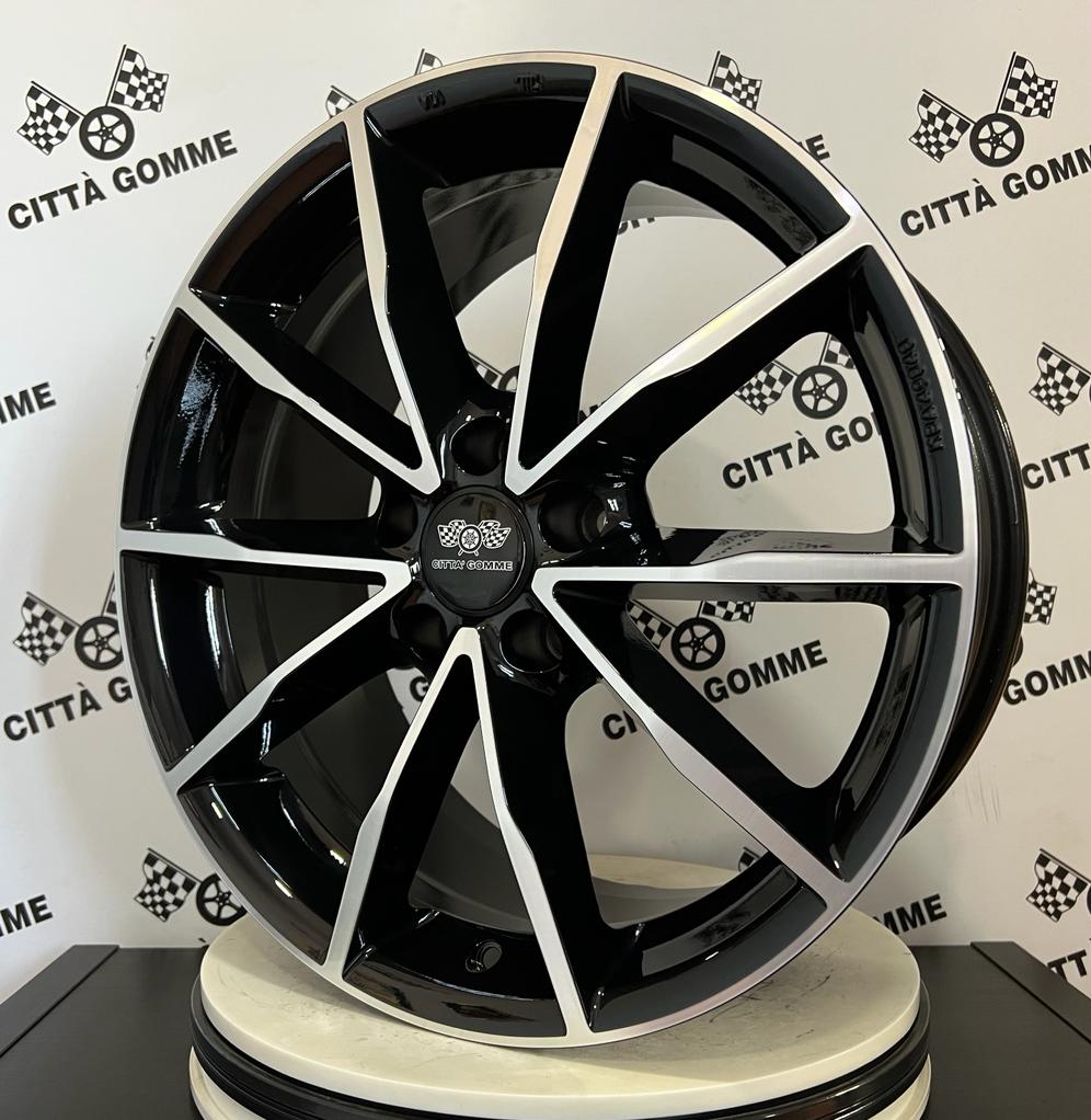 Set 4 Cerchi in lega Ninja per Audi A3 A4 A5 A6 A7 A8 TT Q2 Q3 Q5 Q7 Q8 E-Tron