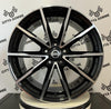 Set 4 Cerchi in lega Ninja per Nissan Juke Quashqai x-Trail Pulsar Leaf e-NV200 Ariya