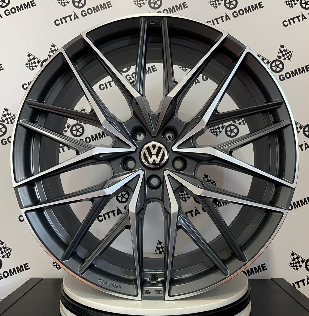 Set da 4 Cerchi in lega Msw50 per Volkswagen Golf 5 6 7 8 T-Roc Tiguan Eos Touran Caddy Jetta Beetle Sharan ID3 ID4 ID6