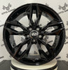 Set da 4 Cerchi in lega Msw71 per Hyundai iX20 iX35 i30 i40 Kona Ioniq Tucson Nexo Santa Fe Trajet Sonata
