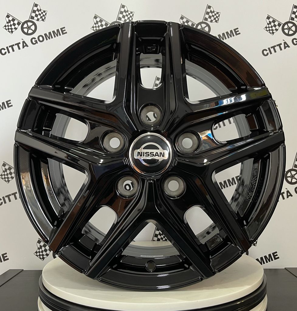 Set da 4 Cerchi in lega Msw40 Van per Nissan NV300 Juke X-Trail Pulsar Leaf Primera Almera Tino