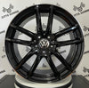 Set da 4 Cerchi in lega Evo per Volkswagen Golf 5 6 7 8 T-Roc Tiguan Eos Touran Caddy Jetta Beetle Sharan ID3 ID4 ID6