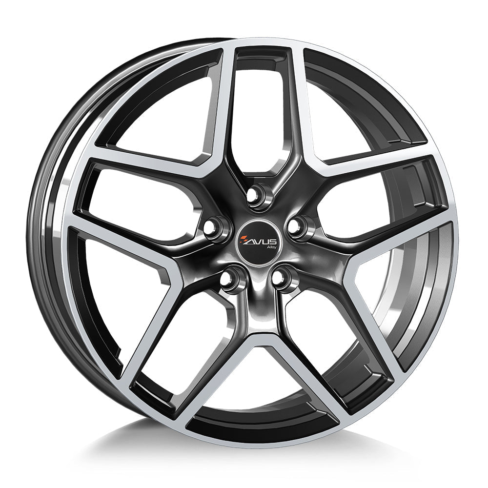 Set da 4 Cerchi in lega AC519 per Nissan Juke Quashqai x-Trail Pulsar Leaf e-NV200